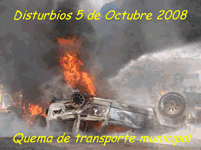 Disturbios 5 de Octubre 2008