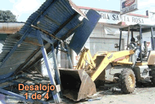Desalojo Calle de Coatepeque 1