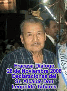 Audio mp3 declaraciones del Sr. Alcalde Leopoldo Tabares